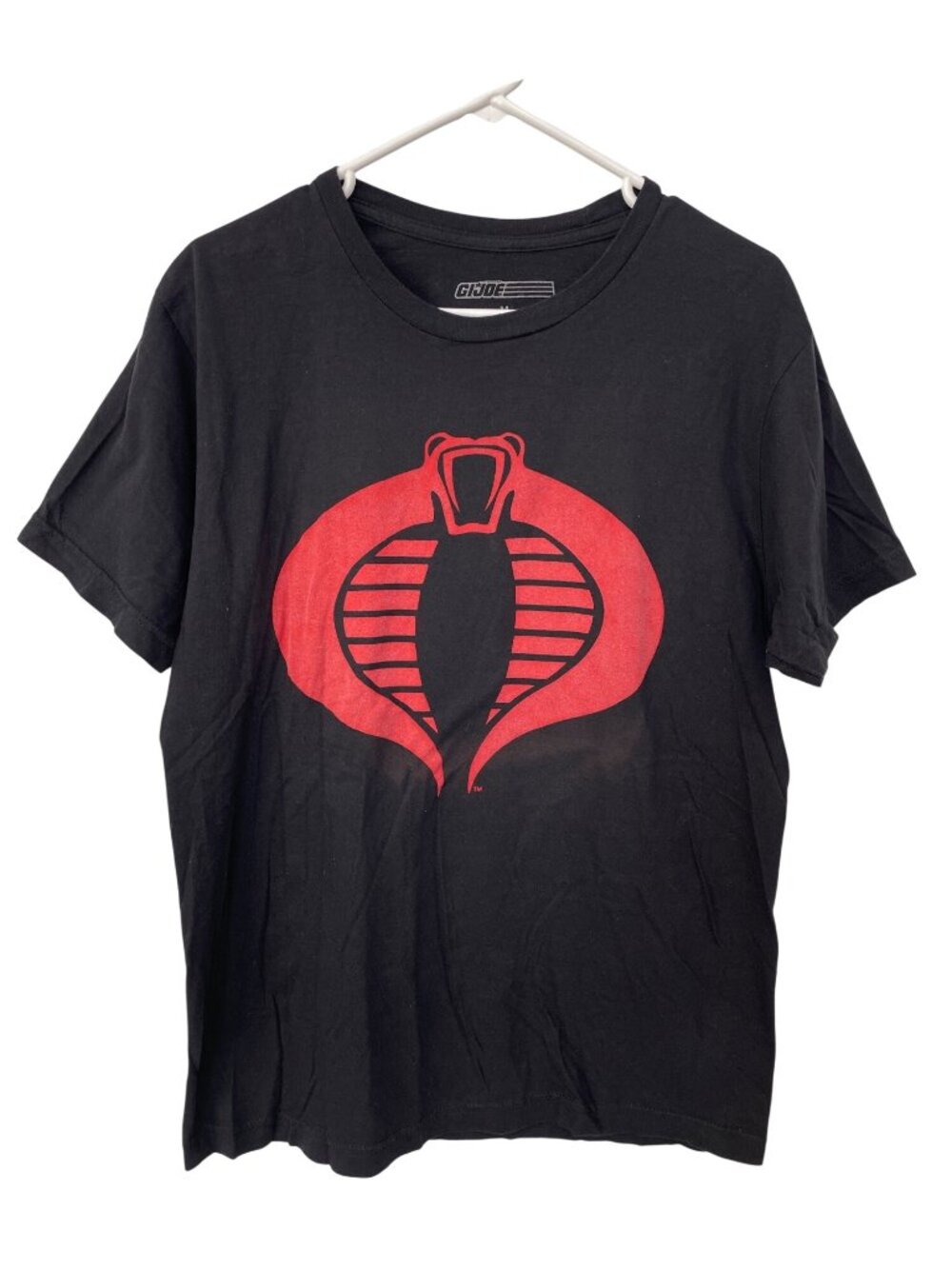 G.I. Joe Graphic Tee Medium Cobra Crewneck Short Sleeve Mad Engine Black Retro